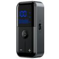 M20 Receptor / Transmițător Bluetooth 5.4 fără fir cu 3.5 mm AUX, porturi pentru card TF - Negru