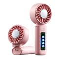 Ventilator pliabil de răcire TEC M814 cu afișaj dinamic - 3000mAh - roz