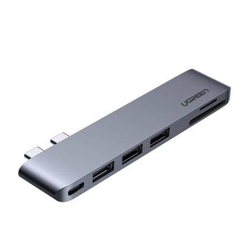 MacBook Pro/Air Ugreen CM251 6-in-1 Hub USB-C - Gri