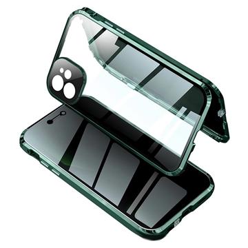 Husă Magnetică cu Sticlă Temperată iPhone 11 - Confidențialitate