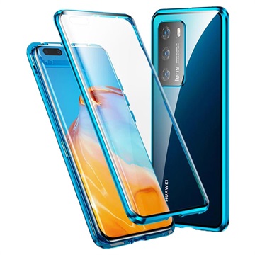 Husă Magnetică cu Geam Sticlă Temperată Huawei P40