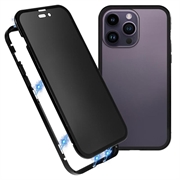Husă Magnetică Sticlă Temperată iPhone 16 Pro Max - Confidențialitate