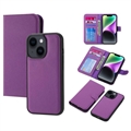 Husă Magnetică iPhone 14 Plus Portofel Detasabila - Violet