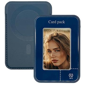 Portcard / portofel magnetic E-Ink cu proiecție afișaj NFC