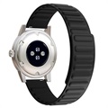 Curea de Sport Silicon Magnetic - Samsung Galaxy Watch4/Watch4 Classic/Watch5/Watch6/Watch FE/Watch7 - Negru