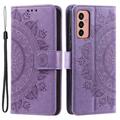 Husă Portofel Samsung Galaxy A14/A14 5G - Mandala - Violet