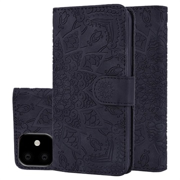 Husă portofel pentru iPhone 11 din seria Mandala cu suport