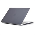 Husă Plastic Mat MacBook Air 13.3" 2018 A1932 - Negru