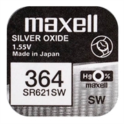 Baterie pentru ceas Maxell 364/SR621SW cu oxid de argint, 1.55V