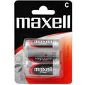 Bateriile Maxell R14/C Zinc-Carbon - 2 buc.