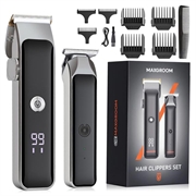 Set de mașină de tuns părul și aparat de tuns Maxgroom ZC-F608 - Negru