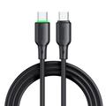 Cablu USB-C din silicon din seria Mcdodo Alpha, 65W – 1.2m – negru