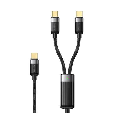 Mcdodo CA-6780 Cablu de încărcare USB-C împletit 2 în 1 - 1.5m