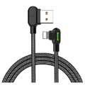 Cablu Lightning Mcdodo Night Elves 90-grade - 1.8m - Negru Titan