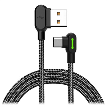 Cablu USB-C Mcdodo Night Elves 90-grade - 1.8m (Ambalaj Deschis - Excelent) - Negru Titan
