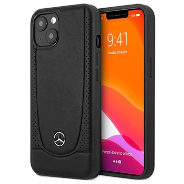 Husă Piele iPhone 13 Mini - Mercedes-Benz Urban Line - Negru