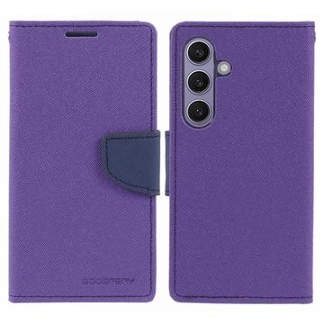 Husă Portofel pentru Samsung Galaxy S24 Mercury Goospery Fancy Diary - Violet