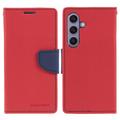 Husă Portofel pentru Samsung Galaxy S24 Mercury Goospery Fancy Diary - Roșu