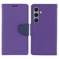 Husă Portofel pentru Samsung Galaxy S24+ Mercury Goospery Fancy Diary - Violet