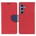 Husă Portofel pentru Samsung Galaxy S24+ Mercury Goospery Fancy Diary - Roșu