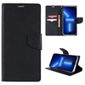 Husă Portofel pentru iPhone 14 Pro Max Mercury Goospery Fancy Diary - Negru
