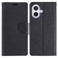 Husă Portofel iPhone 16 Mercury Goospery Fancy Diary - Negru