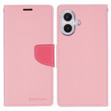 Husă Portofel iPhone 16 Mercury Goospery Fancy Diary - Roz