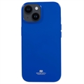 Husă TPU iPhone 15 Plus - Mercury Goospery Glitter - Albastru