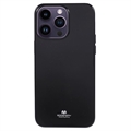 Husă TPU iPhone 15 Pro Max - Mercury Goospery Glitter - Negru