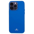 Husă TPU iPhone 15 Pro - Mercury Goospery Glitter - Albastru