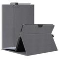 Carcasă Microsoft Surface Pro X cu design textil și unghiuri multiple - gri