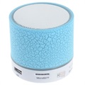 Mini difuzor Bluetooth cu microfon și lumini LED A9 - Cracked Blue