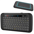 Mini Tastatură Wireless Și Touchpad Combo H20 - Negru