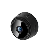 Mini Cameră Supraveghere Magnetică Full HD - WiFi, IP - Negru