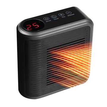 Mini încălzitor portabil cu ventilator cu control tactil - 800W - negru