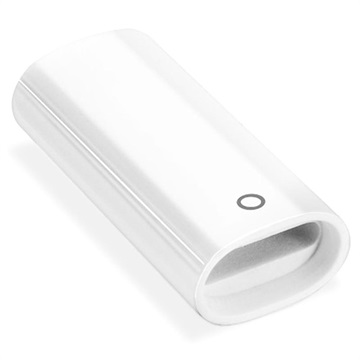 Adaptor portabil miniatural Apple Pencil Lightning - alb