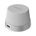 Momax 1-Vibe Go BS6 Mini difuzor Bluetooth magnetic și suport pentru telefon - argintiu