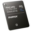 Momax BR18 PinCard Ultra Mini - Dispozitiv de urmărire UWB pentru iOS - Apple Find My - Negru