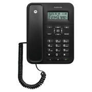 Telefon fix cu fir Motorola CT202 cu difuzor pentru convorbiri hands-free - Negru