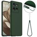 Husă Silicon Liquid  Motorola Edge 50 - Compatibila MagSafe - Verde Închis