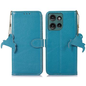 Husă Piele Portofel cu RFID Motorola Edge 50 Neo