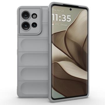 Husă TPU Motorola Edge 50 - Rugged - Gri Deschis
