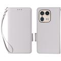 Husă Portofel cu Închidere Magnetică Motorola Edge 50 Ultra/Moto X50 Ultra - alb