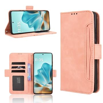 Husă portofel pentru card Motorola Edge 60/60 Fusion - Roz