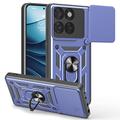 Husă Hibridă Motorola Edge 60 Fusion cu Inel Rotativ cu Ecran pentru Cameră
