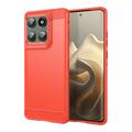 Husă TPU Brushed Motorola Edge 60 Pro/Edge (2025) - Fibră de Carbon