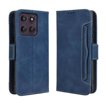Husă portofel pentru card Motorola Edge 60 Pro - Albastru