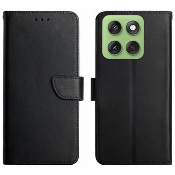 Husă Piele Portofel cu Kickstand Motorola Edge 60 Pro - Negru