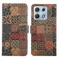 Husă portofel boemă Motorola Edge 70 Max - Petale