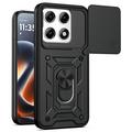 Husă Hibridă Motorola Edge 70 Pro cu Inel Rotativ cu Ecran pentru Cameră